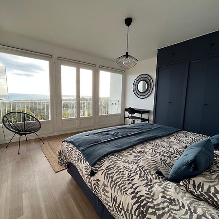 Nouveau! Appartement Vue Mer 180° Et Place Parking Brest Bagian luar foto