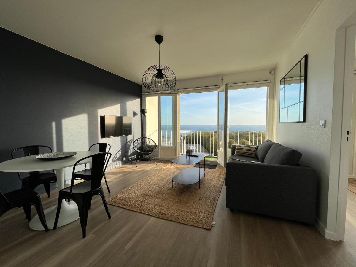 Nouveau! Appartement Vue Mer 180° Et Place Parking Brest Bagian luar foto