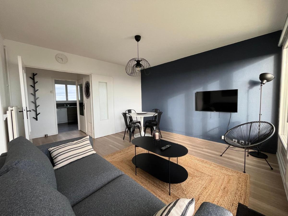 Nouveau! Appartement Vue Mer 180° Et Place Parking Brest Bagian luar foto